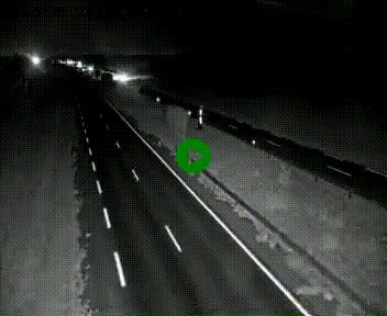 Webcam à hauteur de Vert-en-Drouais sur la N12, en périphérie de Dreux. Vue orientée vers Alençon