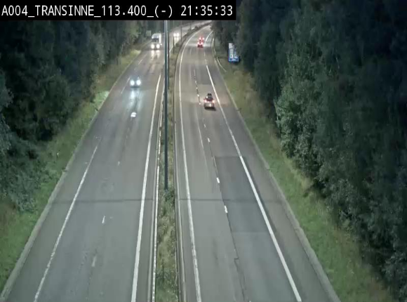 Caméra trafic E411 (A4) - Transinne direction Namur - BK 113.425