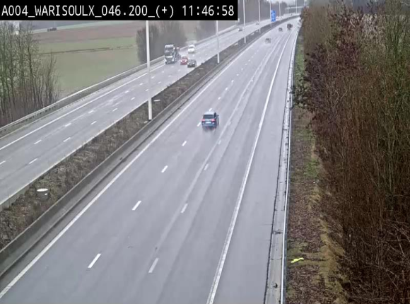 Webcam autoroute Belgique - Warissoulx - E411 - BK 46.2