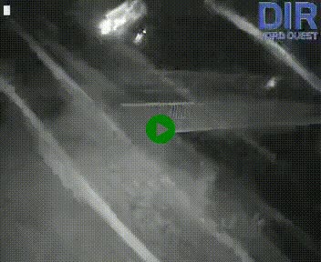 Webcam sur A84 à hauteur de Pont-Farcy, au niveau du pont autoroutier sur la Vire, au sud de Saint-Lô