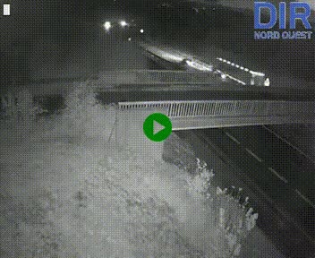 Webcam sur A84 à hauteur de Pont-Farcy, au niveau du pont autoroutier sur la Vire, au sud de Saint-Lô