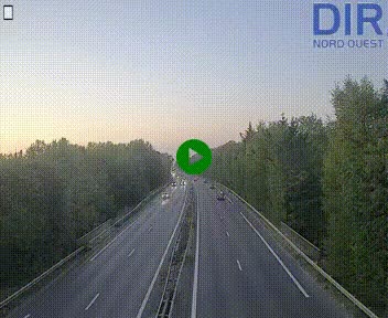 Webcam sur le périphérique de Caen (N814) à l'est de la ville, à Mondeville hauteur de la sortie 2, Presqu'île-Rives de l'Orne, au bout de l'autoroute A13