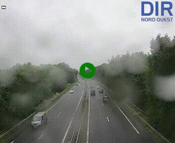 Webcam sur le périphérique de Caen (N814) à l'est de la ville, à Mondeville hauteur de la sortie 2, Presqu'île-Rives de l'Orne, au bout de l'autoroute A13