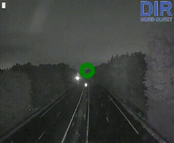 Webcam sur le périphérique de Caen (N814) à l'est de la ville, à Mondeville hauteur de la sortie 2, Presqu'île-Rives de l'Orne, au bout de l'autoroute A13
