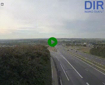 Webcam au début de l'A84 sur le périphérique Ouest de Caen (N814) à hauteur de la sortie 9, Porte de Bretagne