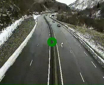 Webcam L'Hospitalet-près-l'Andorre sur N20, en direction d'Andorre