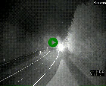 Webcam Ax-les-Thermes sur N20, en direction d'Andorre