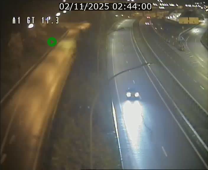 Traffic live webcam Luxembourg Senningerberg - A1 direction Allemagne - BK 11.3