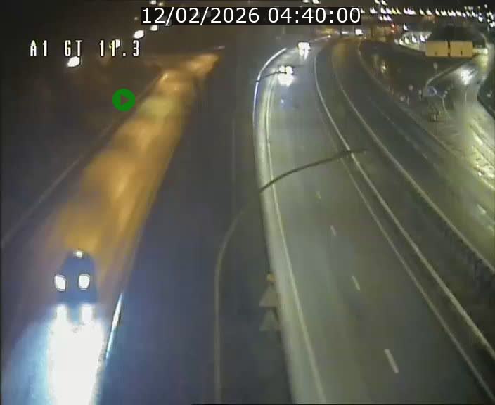 Traffic live webcam Luxembourg Senningerberg - A1 direction Allemagne - BK 11.3