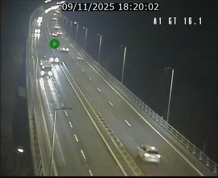 Traffic live webcam Luxembourg Niederanven - A1 direction Allemagne - BK 16.1