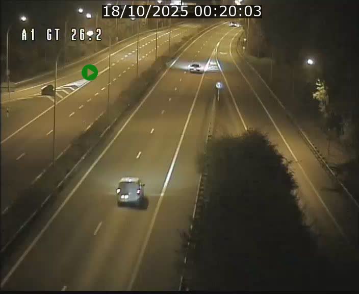 Traffic live webcam Luxembourg Grevenmacher - A1 direction Allemagne - BK 26.2