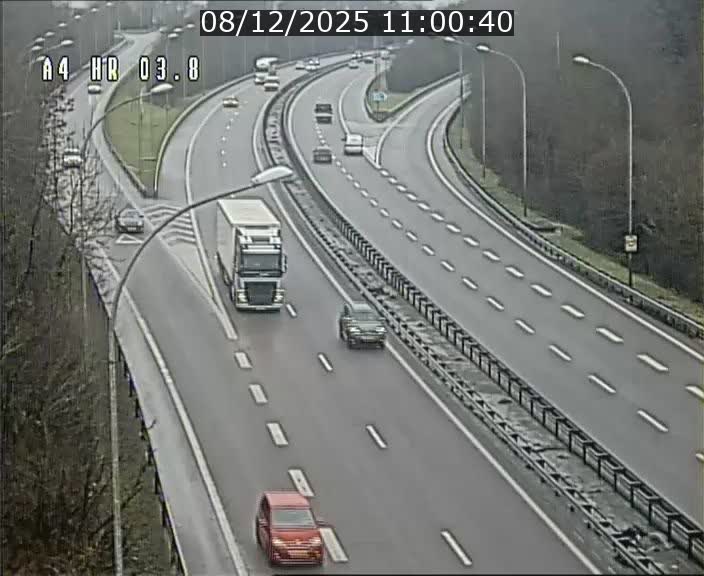 Webcam traffic A4 Luxembourg - BK 3.8 - Leudelange (direction Esch sur Alzette)
