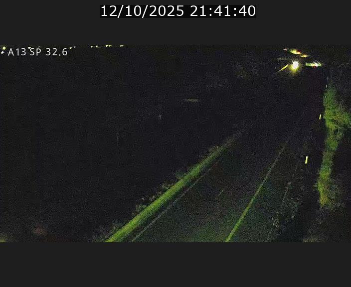 Webcam info trafic A13 à hauteur de Mondorf-les-bains. Vue orientée vers Altwies