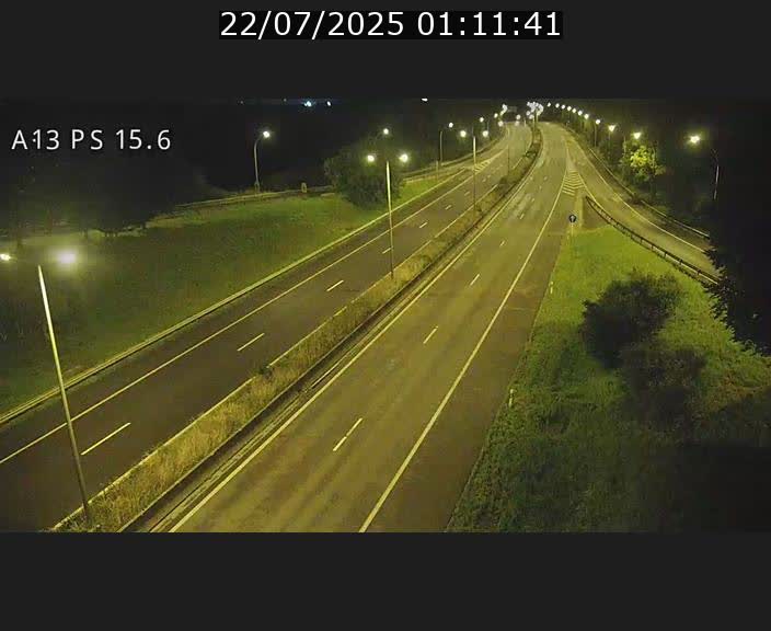 Traffic live webcam Luxembourg Kayl - A13 direction Dudelange - BK 15.6