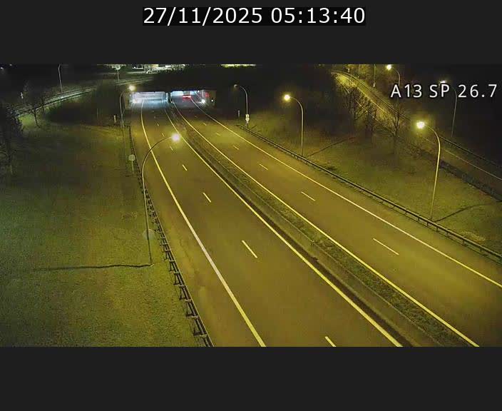 Traffic live webcam Luxembourg Frisange - A13 direction Luxembourg-ville - BK 26.7