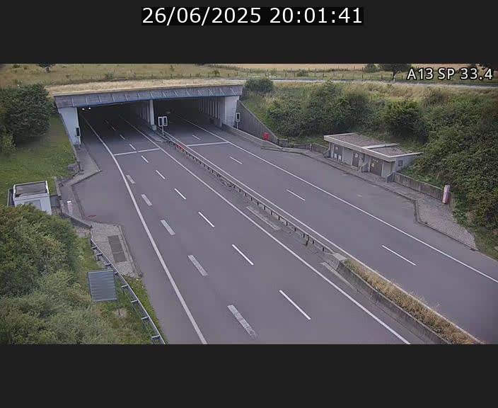 Webcam trafic sur A13 à hauteur d'Altwies en direction de Mondorf-les-bains et en provenance de l'Allemagne