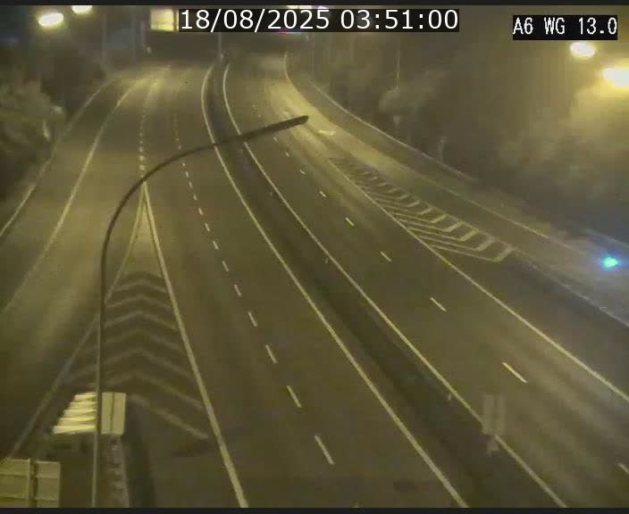 Traffic live webcam Luxembourg Mamer - A6 - BK 13 - direction Luxembourg/France/Allemagne