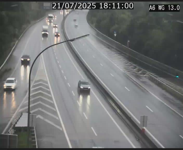 Traffic live webcam Luxembourg Mamer - A6 - BK 13 - direction Luxembourg/France/Allemagne