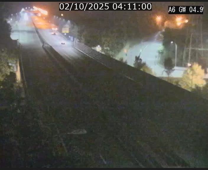 Traffic live webcam Luxembourg Croix de Cessange - A6 - BK 4.9 - direction Belgique