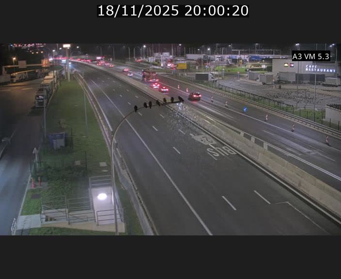 Traffic live webcam Luxembourg Aire de Berchem - A3 - BK 5 - direction France