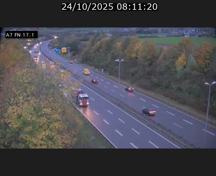 Caméra trafic Luxembourg - A7, Merscherbierg direction Mersch