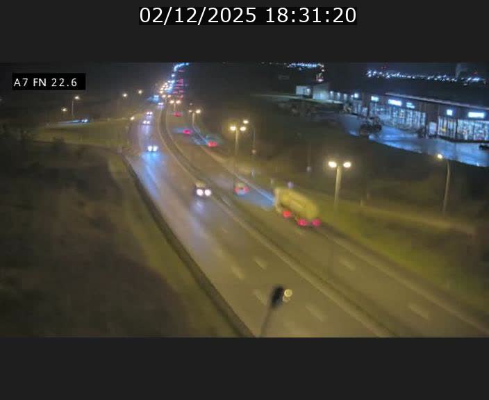 Caméra trafic Luxembourg - A7, Colmar-berg direction Mersch