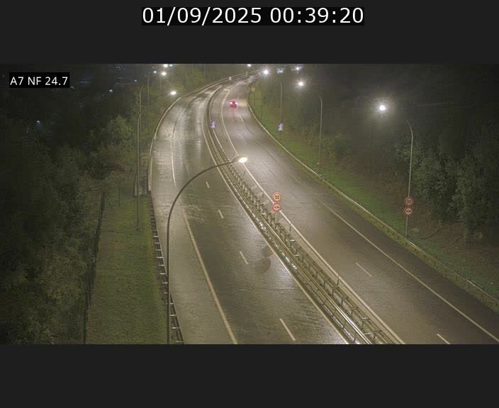 Caméra trafic Luxembourg - A7, Schieren direction Mersch