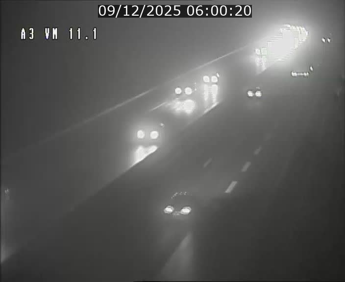 Webcam à la frontière franco-luxembourgeoise, avant la Croix de Bettembourg - BK 11.1 - direction Luxembourg-ville