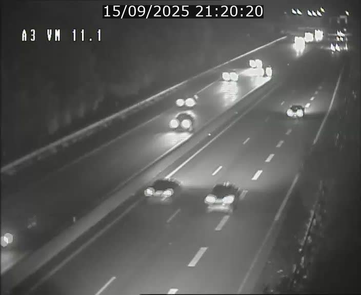 Webcam à la frontière franco-luxembourgeoise, avant la Croix de Bettembourg - BK 11.1 - direction Luxembourg-ville