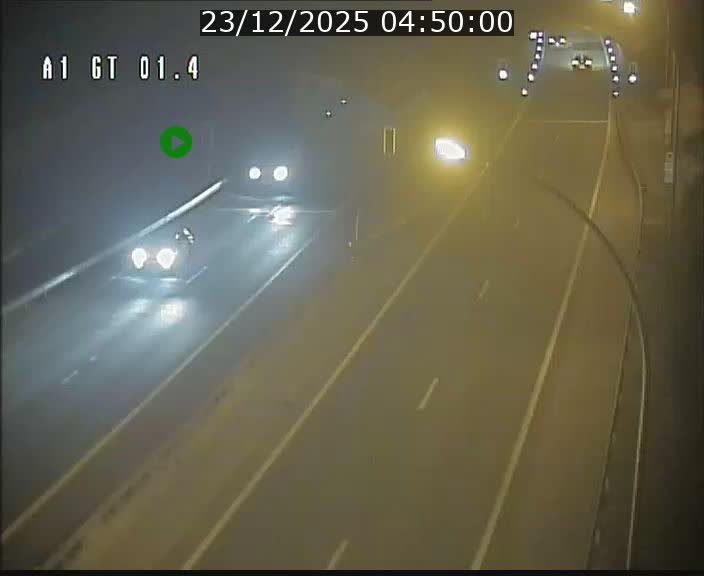 Traffic live webcam Luxembourg Hesperange - A1 direction Kirchberg - BK 1.4