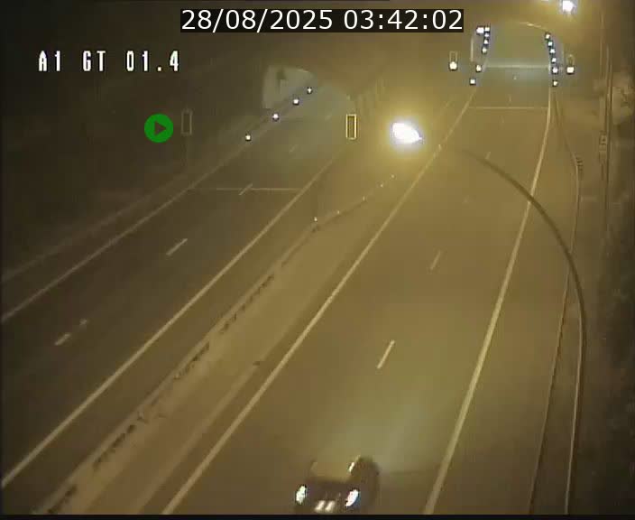Traffic live webcam Luxembourg Hesperange - A1 direction Kirchberg - BK 1.4
