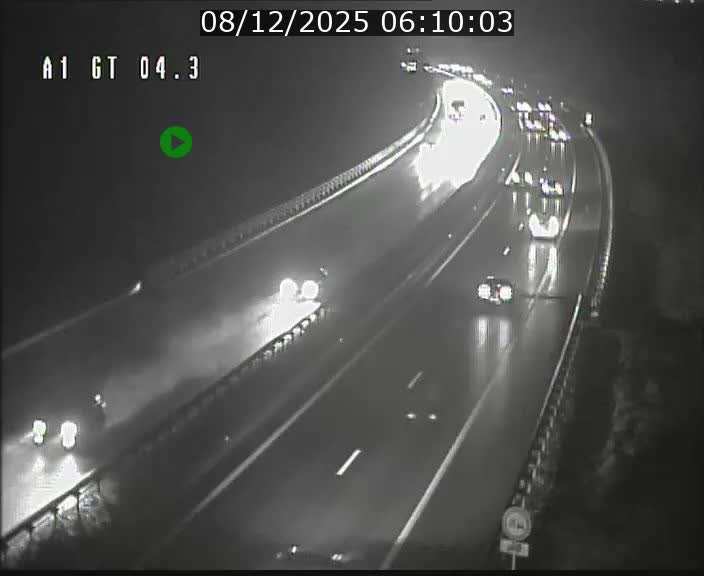 Traffic live webcam Luxembourg Itzig - A1 direction Sandweiler - BK 4.3