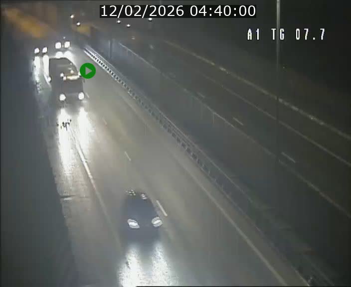 Traffic live webcam Luxembourg Kirchberg - A1 direction Luxembourg-ville - BK 7.7