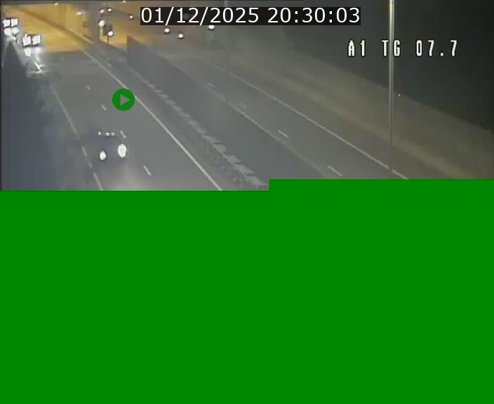 Traffic live webcam Luxembourg Kirchberg - A1 direction Luxembourg-ville - BK 7.7