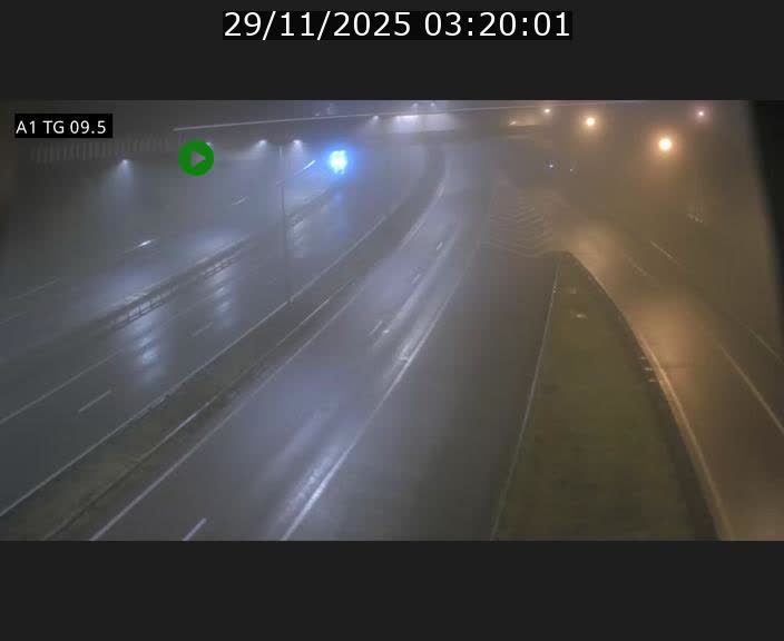 Traffic live webcam Luxembourg Jonction Grünewald - A1 direction Luxembourg-ville - BK 9.5