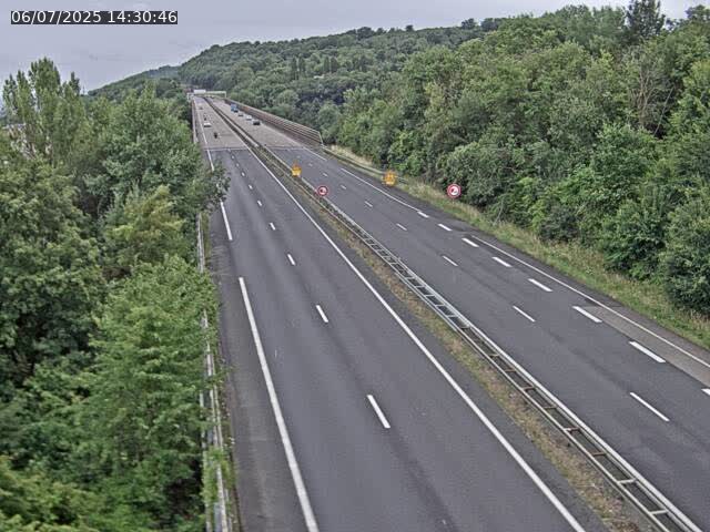 Caméra autoroute France - A30, Hayange direction Metz