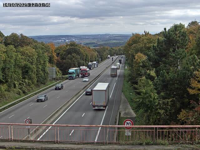 Caméra autoroute France - A33, Houdemont direction Lunéville
