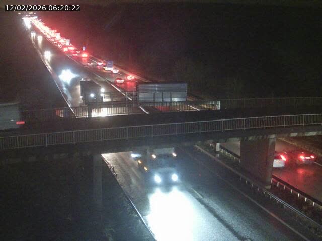 Caméra autoroute France - A31, Zoufftgen direction Luxembourg-ville, à la frontière entre la France et le Luxembourg