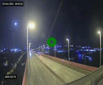 Webcam autoroute sur le périphérique de Bordeaux (A630) au nord de la ville. Caméra située sur le Pont d'Aquitaine.