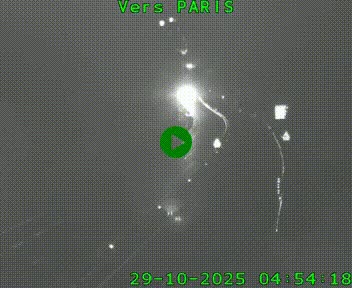 Caméra routière sur l'autoroute A20 à Bessines-sur-Gartempe. Vue orientée vers Paris