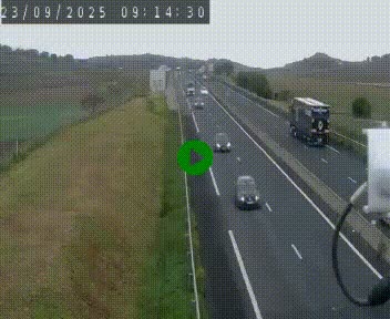 Caméra autoroute A75 à hauteur de Le Crest, en direction de Montpellier