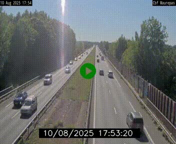 Webcam sur le périphérique de Rennes (N136) à hauteur de Maurepas, au nord de la ville