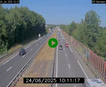 Webcam sur le périphérique de Rennes (N136) à hauteur de Maurepas, au nord de la ville