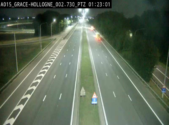 Caméra trafic Belgique - Grâce-Hollogne - E42, jonction avec A604, direction Loncin/Aéroport de Liège -  BK 3.2