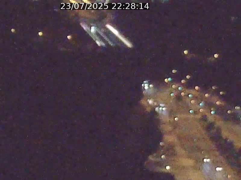 Webcam sur l'avenue John Fitzgerald Kennedy (N51) avec vue sur le Pont rouge (Pont Grande Duchesse Charlotte), l'arrêt Pfaffenthal et l'entrée du quartier Kirchberg