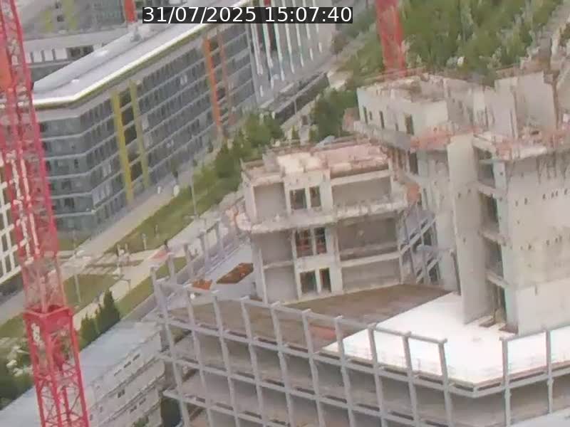 Webcam sur l'avenue John Fitzgerald Kennedy (N51) avec vue orientée vers le Findel