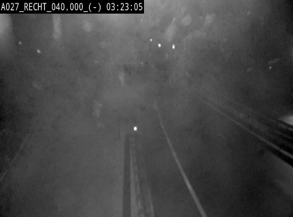 Webcam A27/E42 à hauteur de la sortie 13 Recht à proximité de Malmedy. Vue orientée vers Malmedy et Liège