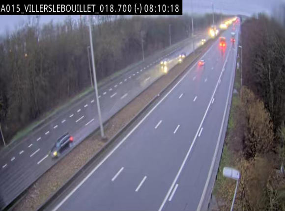 Webcam autoroute Belgique - Villers-le-Bouillet - E42 direction Liège - BK 18.7