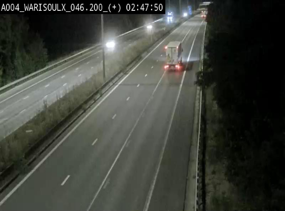 Webcam autoroute Belgique - Warissoulx - E411 - BK 46.2