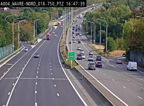 Webcam traffic E411(A4) - BK 18.7 - Bierges (Wavre Nord)